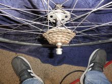 Maillard 700 hub and no label aero rim