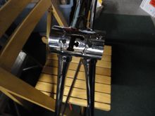 Bottom bracket and the details of the Faggin workmanship.