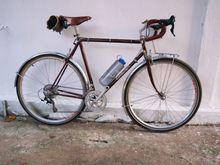 Drop bars and a riser stem
