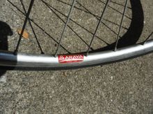 Araya labels in good condition.   I suspect the new owner will want to overhauls the hubs just to be sure.