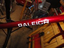 Down tube decal detail,  They are from Greg Softley.  Bottom bracket braze-ons are above routed.