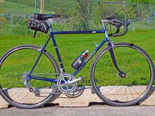 Running the more modern wheelset on this today
