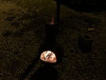 Baby Chiminea got the season kicked off to a cool 92 degrees so the season is here lol. We are suppose to have a very cool aka cold winter this year so we will see. 