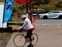 Barely able to get off my bike at finish. 