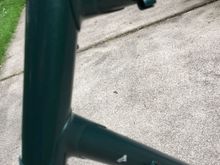 Probably added cable stops and shifter bosses