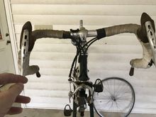 I'm hoping the only thing bent here is the handlebars.