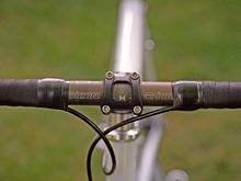 The bars will go too if I keep it.  They feel too wide and I prefer a much more compact drop now days.