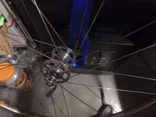 The non-drive side spokes in following the DS spokes.