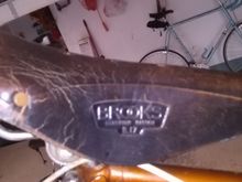 Dry leather scuff on right rear top side