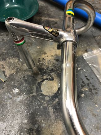 Original 3TTT Record stem and Grand Prix bars...