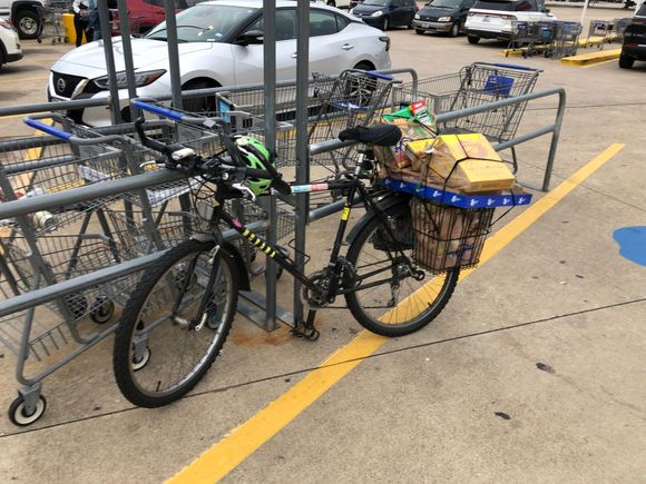 I use wire baskets for routine loads. 