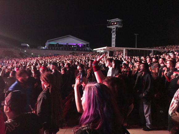 Capacity crowd of maggots lol that is what Slipknot fans are called. 