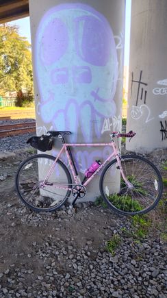 The Bob.  A project bike built around a Sturmey S2C hub.  It was a blast painting and building this.