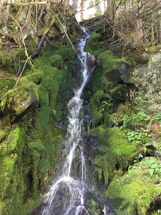 Water falls