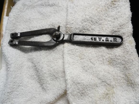 Var 13 pin spanner.  Fresh clear coat and new pins.