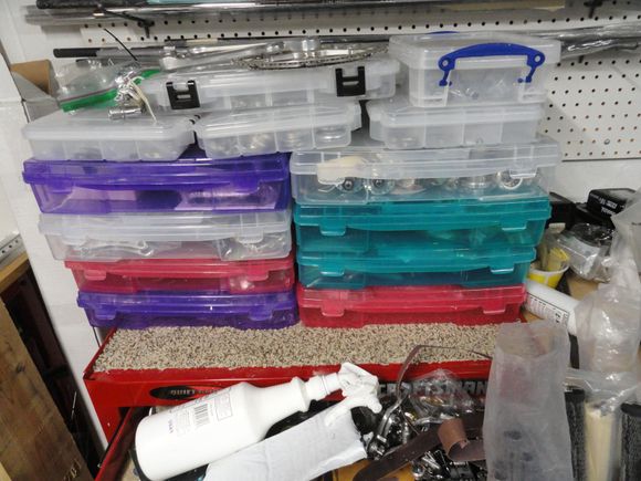 These are boxes form Hobby Lobby, each loaded with Campy goodness by variety, such as hubs, RD's, FD's etc.