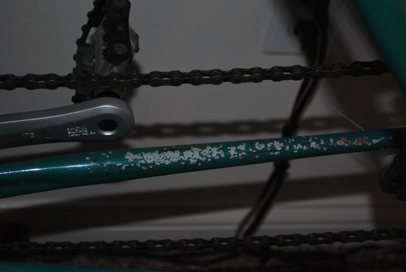 Mostly just some wear from chain slap. 