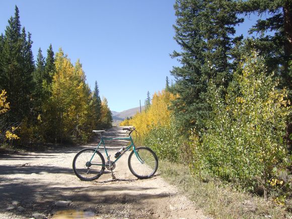 At the top of  the long route  around 12,000 feet so a 1200 feet climbing over 10 miles.