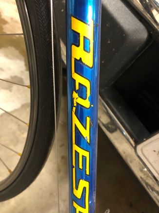 Down tube off side