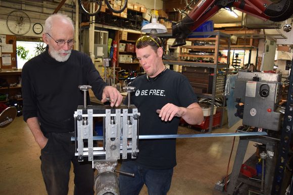 Eugene Center for Appropriate Transport Fender Machine
