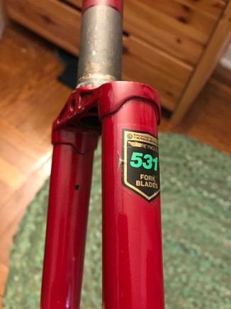 This is the crown on my factory replaced fork
