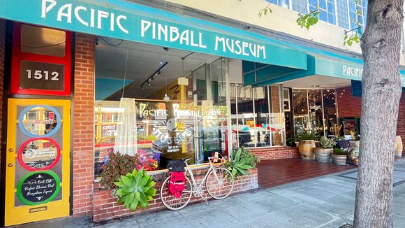 Pacific Pinball Museum. A lot of pinball machines visitors can also play inside.