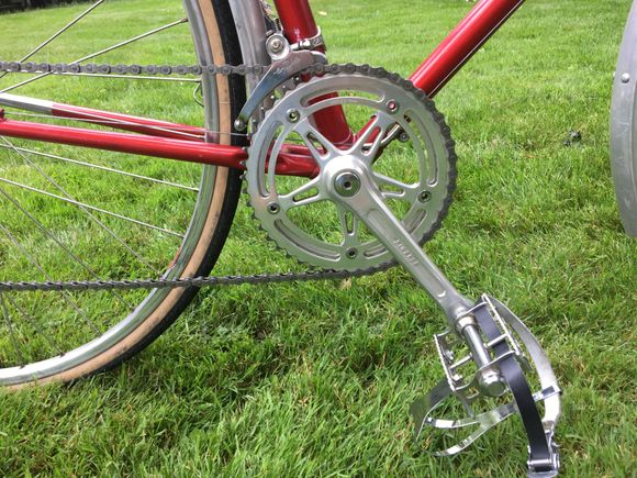 Campy big ring, and Came copy crank