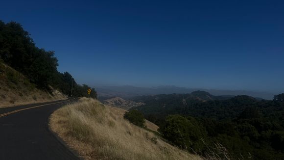 El Toyonal, a quiet connector road toward the back side of Wildcat Canyon climb. 