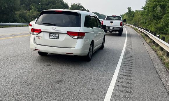 Traffic was bumper-to-bumper when I almost got the door prize at 20 mph.