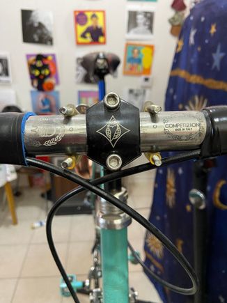 It's the end of a era!! These TTT Competizone bars have been on this bike since I built it new in 1990.  There have been I think 5 stems but only these bars.