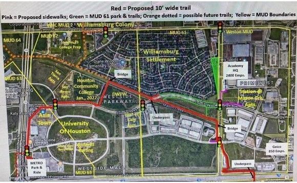 Mason Creek Trail Extension to Katy Asia Town