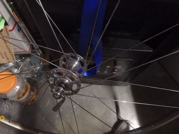 The non-drive side spokes in following the DS spokes.