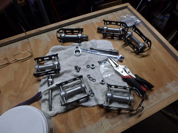 A bunch of pedals to get to one good pair.