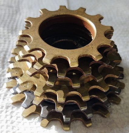 The full 7-speed Regina 12-19 Corncob.
