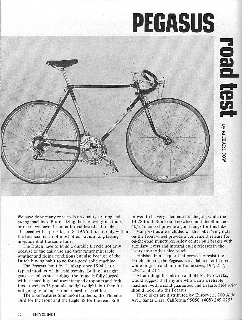 pegasus bike vintage