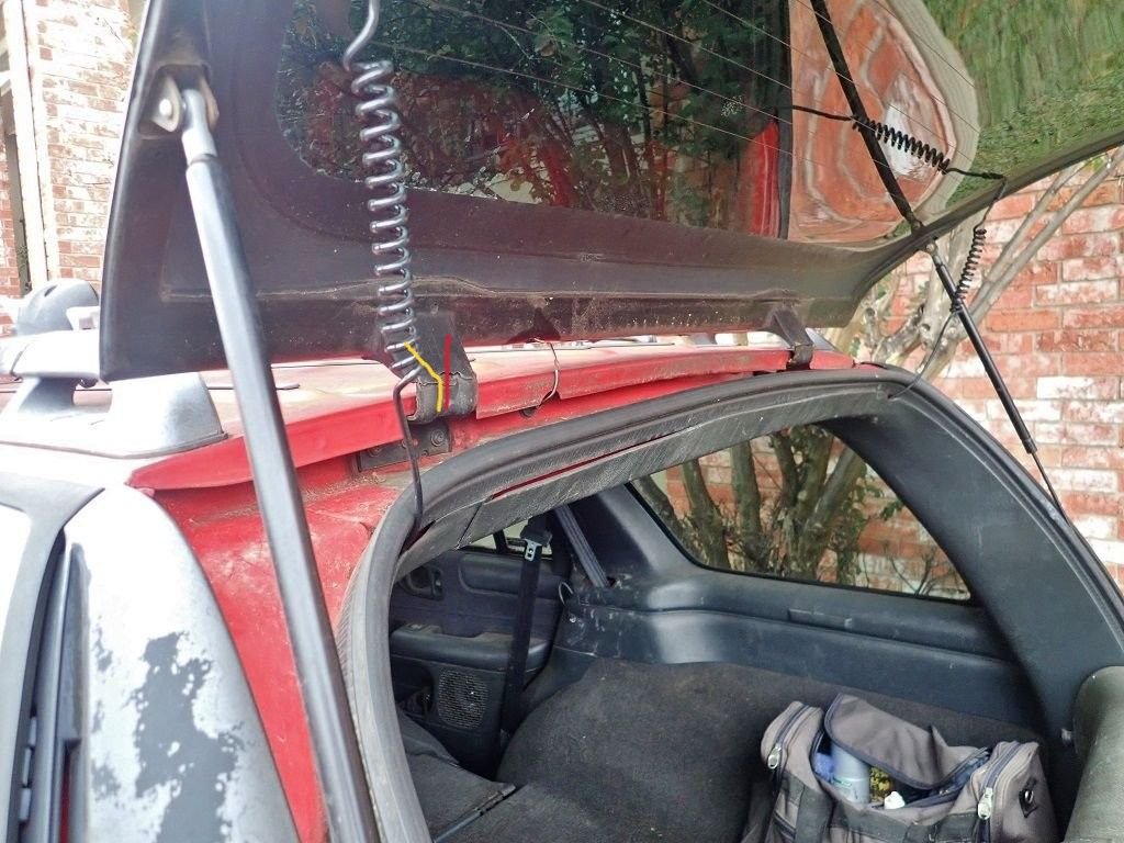 Marked up image to show what I am seeing (yellow line) and how I think it should be (red line)