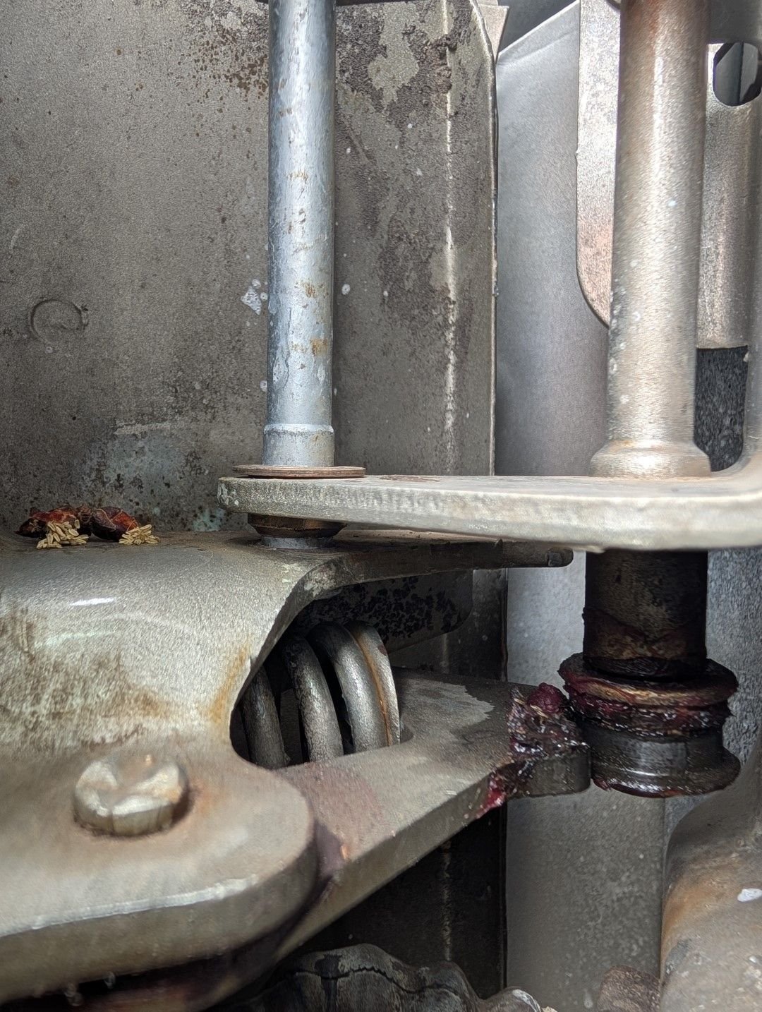 New busing upside down with gap