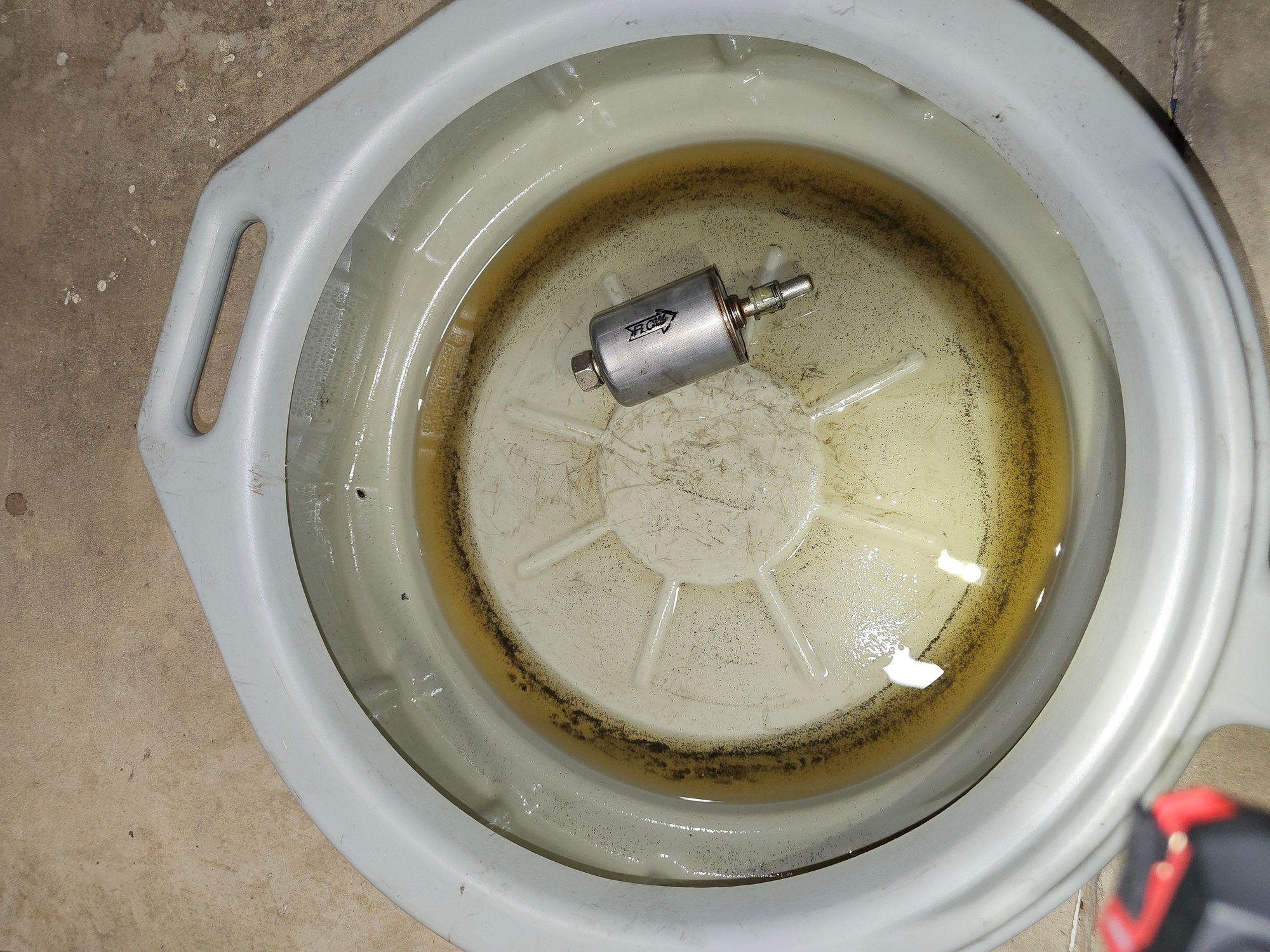 Fuel filter was nasty. 