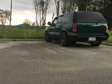 Painted the silver side moldings more of a gun metal Grey to match the c5 wagons that were powder coated.