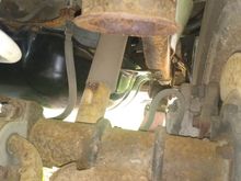 Stops that went here on both sides were completely disintegrated. 