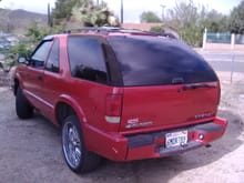 2001 Chevy Blazer 4.3L LS, rear
