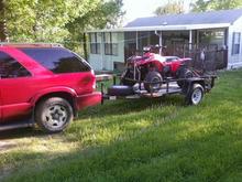 taking the toys camping