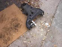 Control arm bushing repair pics