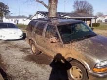 2 days after i bought it framed out im mud with street tires