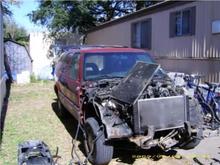 Here he is at the most torn apart stage. It was all uphill from here.