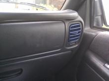 painted the vents to match the color of the radio