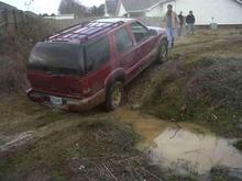 Can't get up that hill with only 2WD either......