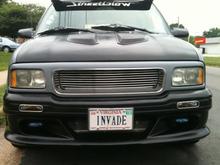 Front painted prime.