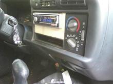 made an in dash adapter that holds my radio better then scoche install kit.