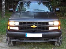 Front View Lights on